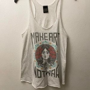 Obey Make Art Not War Tank Top